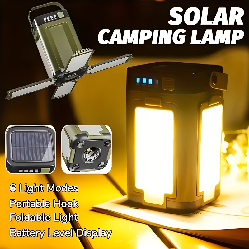 Outdoor Powerbank - Lampe solaire portable de camping d'extérieur,