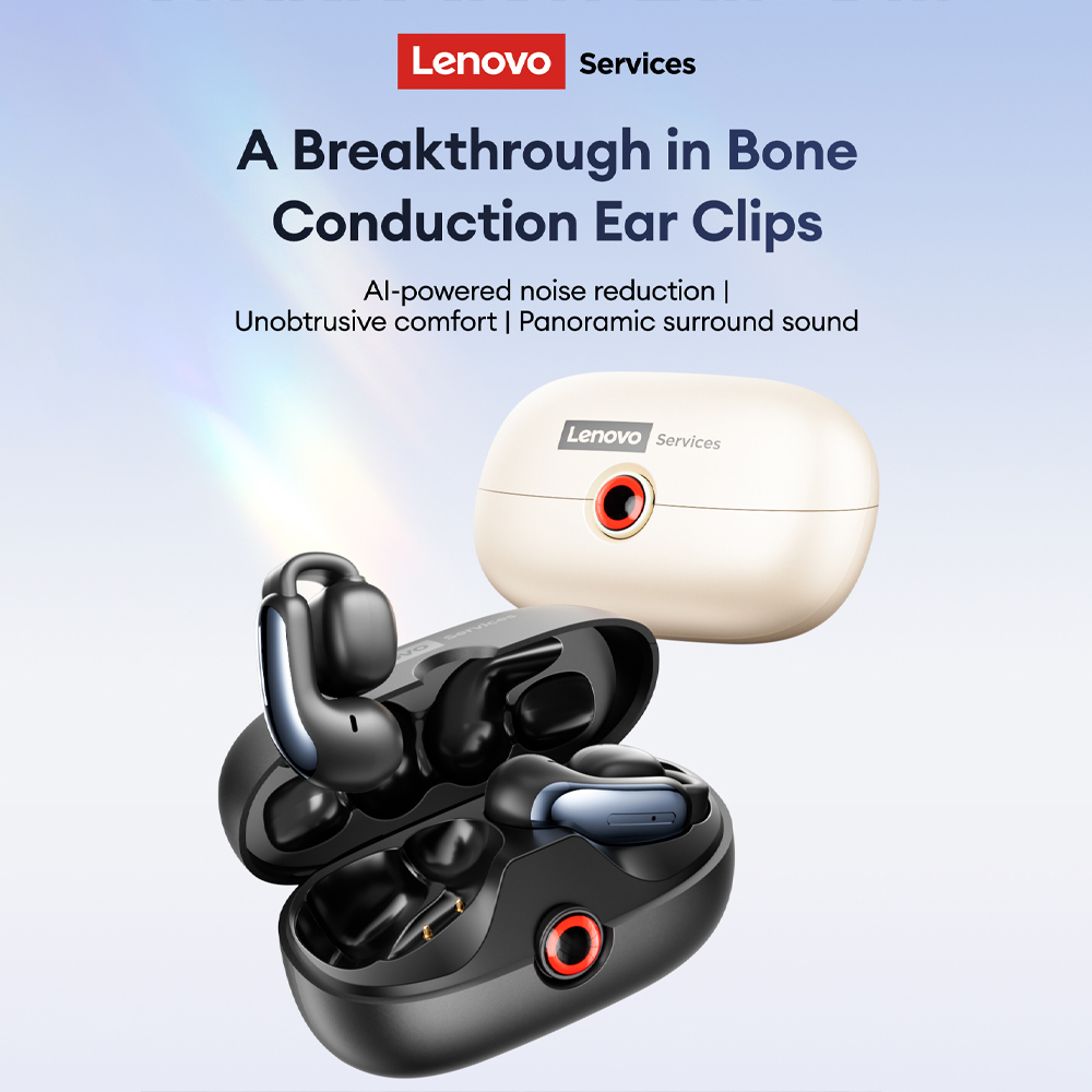 Outdoor Power Usb - Lenovo LES-108 Conduction osseuse TWS oreille