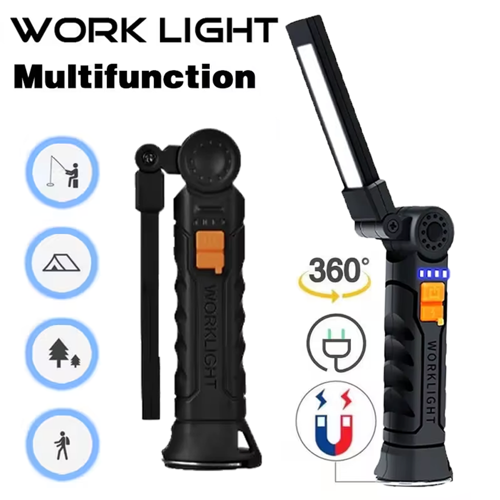 Outdoor Power Usb - Lampe de poche LED COB Portable,