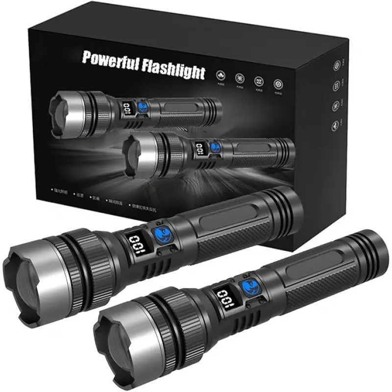 Outdoor Power Works - Lampe de poche Rechargeable Ultra lumineuse,