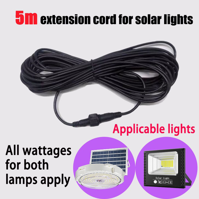 Extension Cord Outdoor - Câble d'extension de lumière solaire Led
