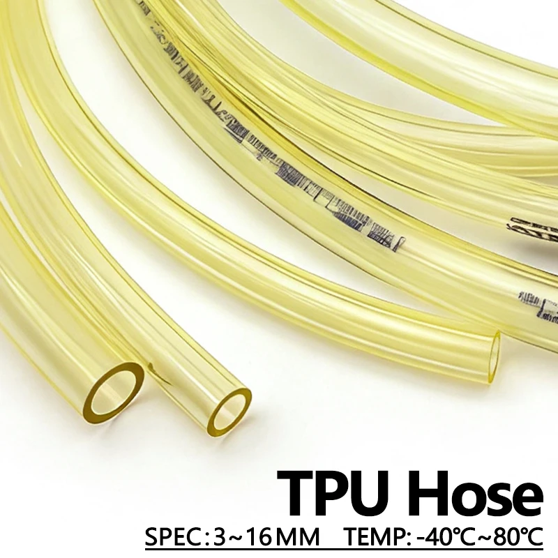 Outdoor Power Line - Tuyau de carburant jaune en TPU