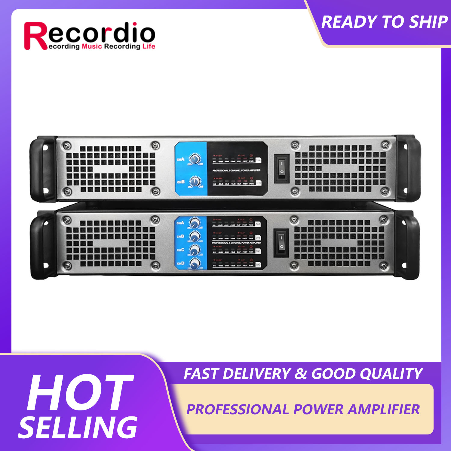 Outdoor Power Amplifier - GI-602 Amplificateur audio haute puissance professionnel