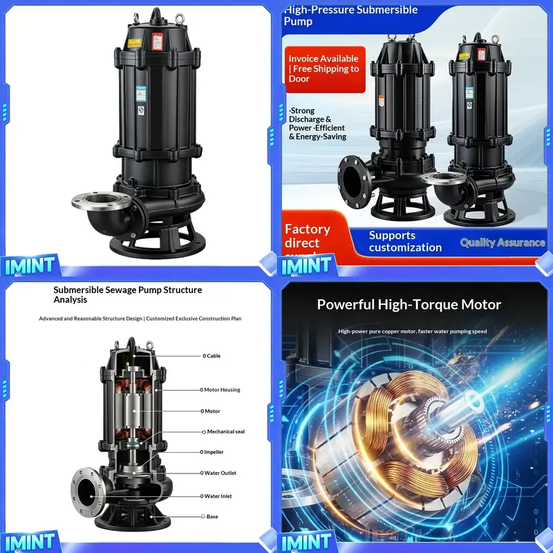 Water Pump Submersible - Pompe à eaux usées submersible à
