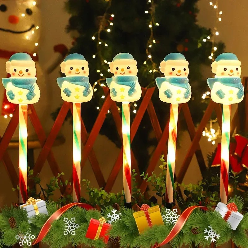 Outdoor Power For Xmas Lights - Lampe LED solaire de Noël, Père