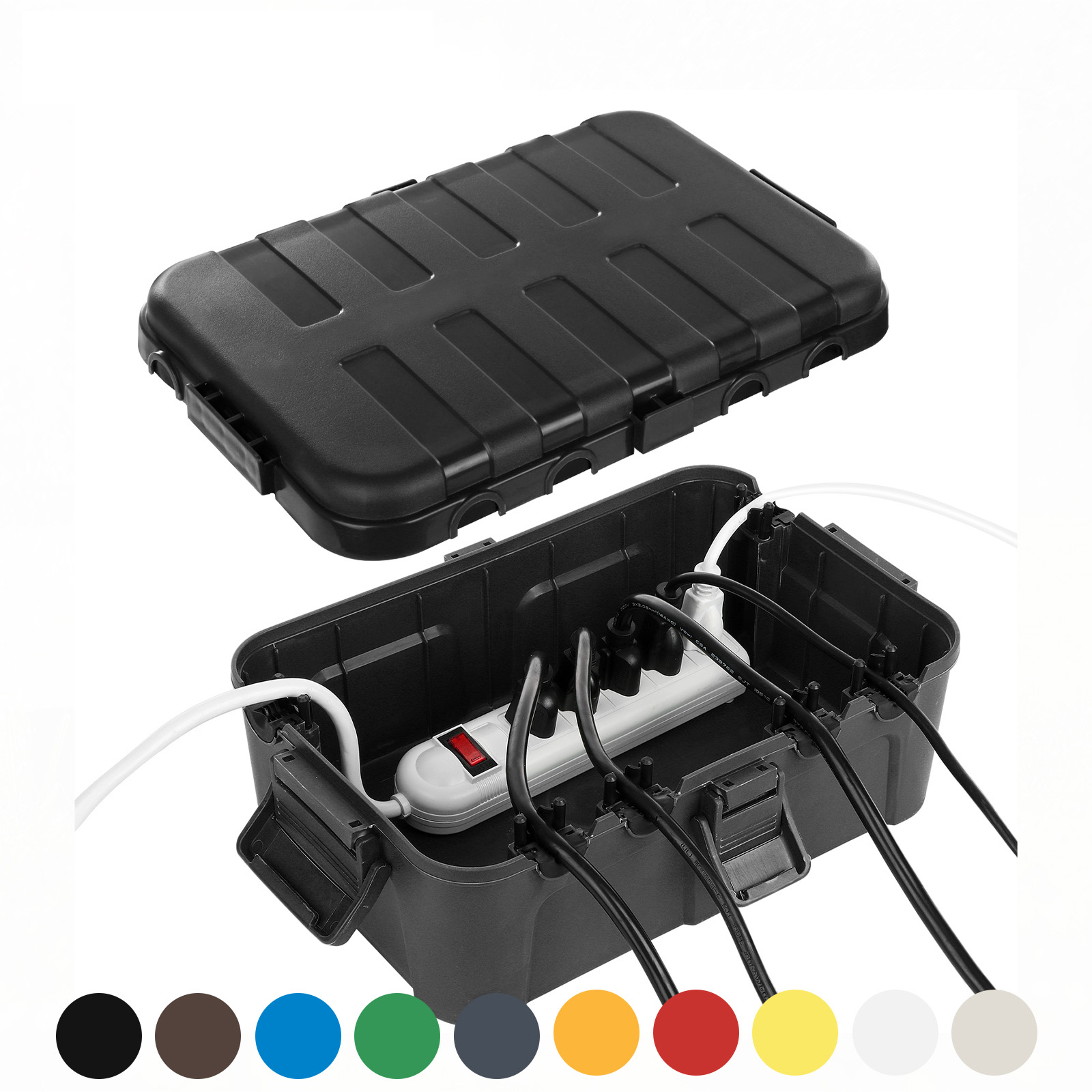 Extension Cord Outdoor - Boîte électrique extérieure Extra Large, couvercle