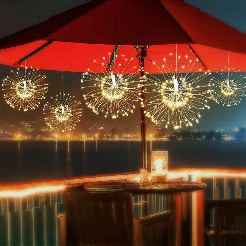 Outdoor Power For Xmas Lights - Lampe solaire à 120 ou 200