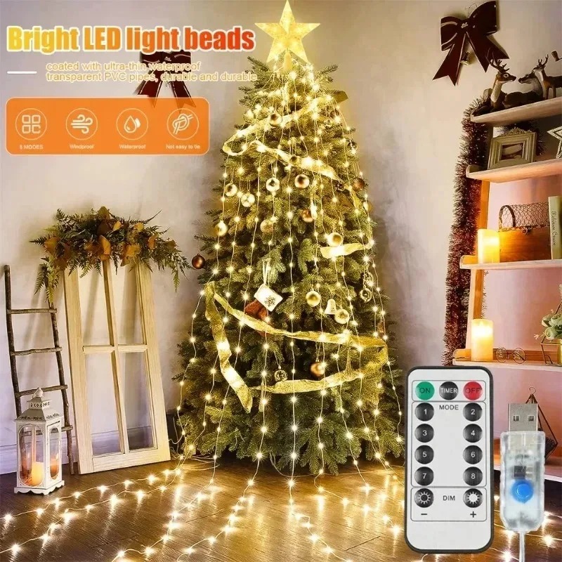 Outdoor Power For Xmas Lights - Guirlande lumineuse USB 200 LED en