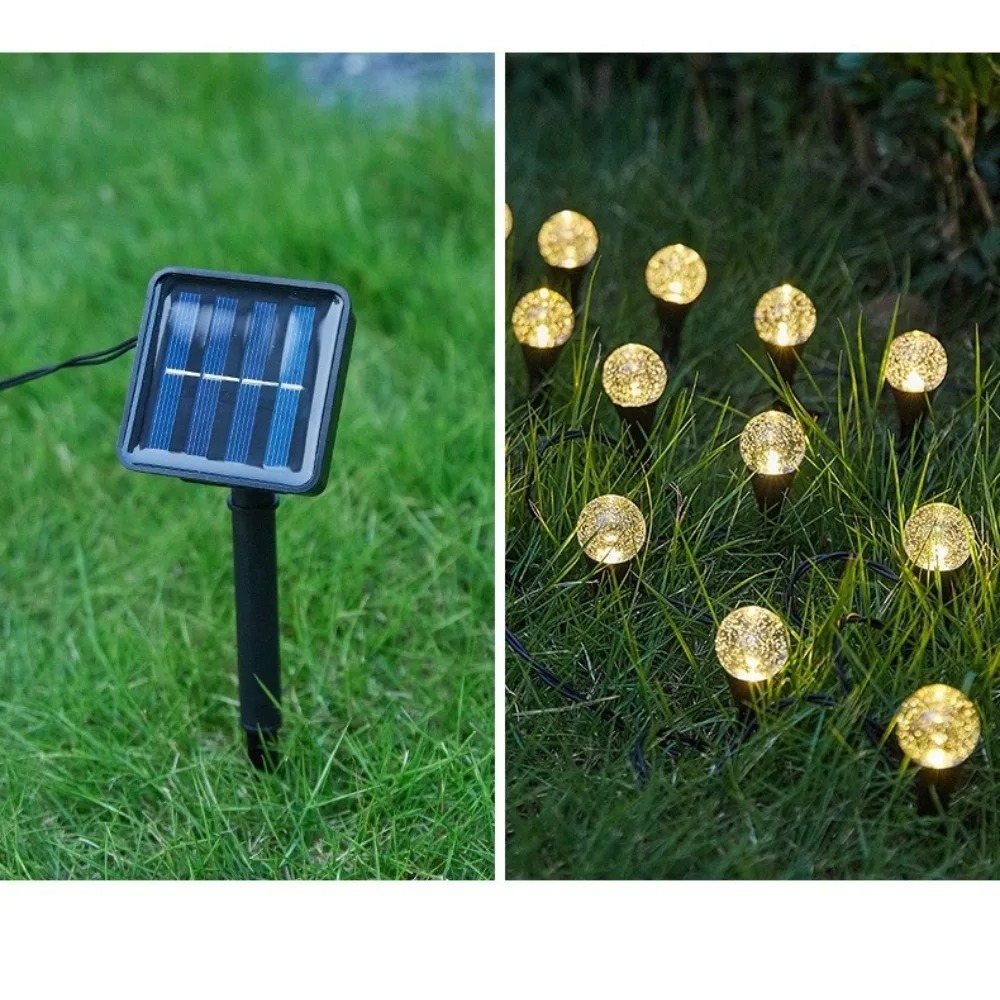 Outdoor Power For Xmas Lights - Guirlande lumineuse solaire 5M 20 LED