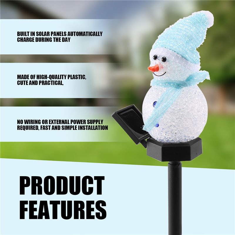 Lampes solaires AT29-Snowman,  - Outdoor Power For Xmas Lights avis et prix