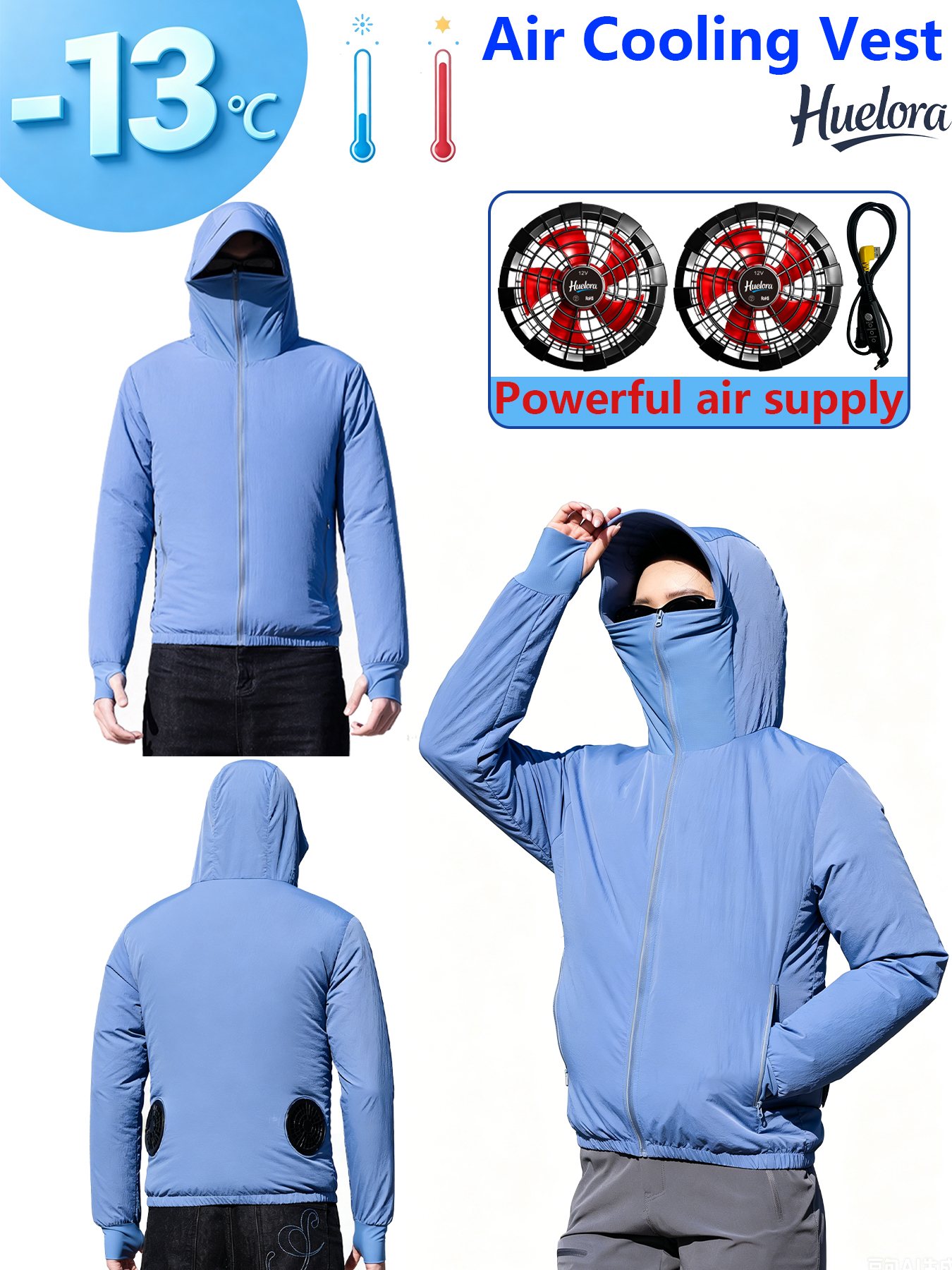 Veste de refroidissement à cap - Outdoor Power Works avis et prix