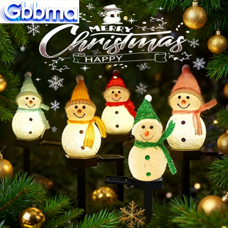 2 LED bonhomme de neige solair - Outdoor Power For Xmas Lights avis et prix