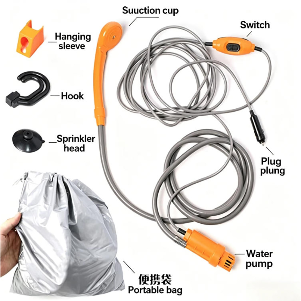 Douche de voiture portable 12V - Outdoor Power Wash avis et prix