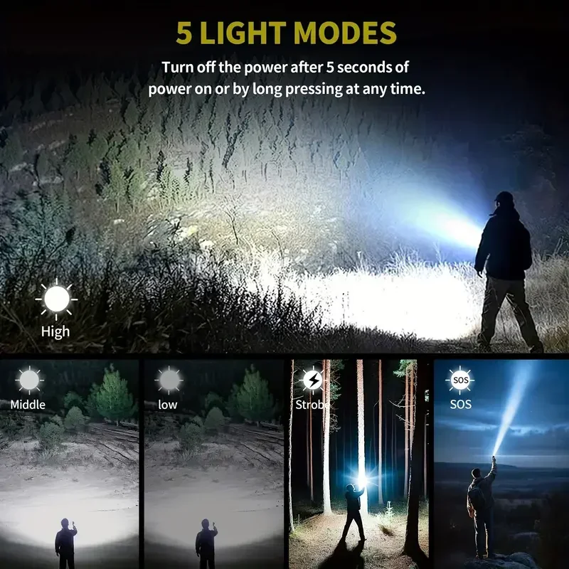 Lampe torche lumineuse zoomabl - Outdoor Powerbank avis et prix