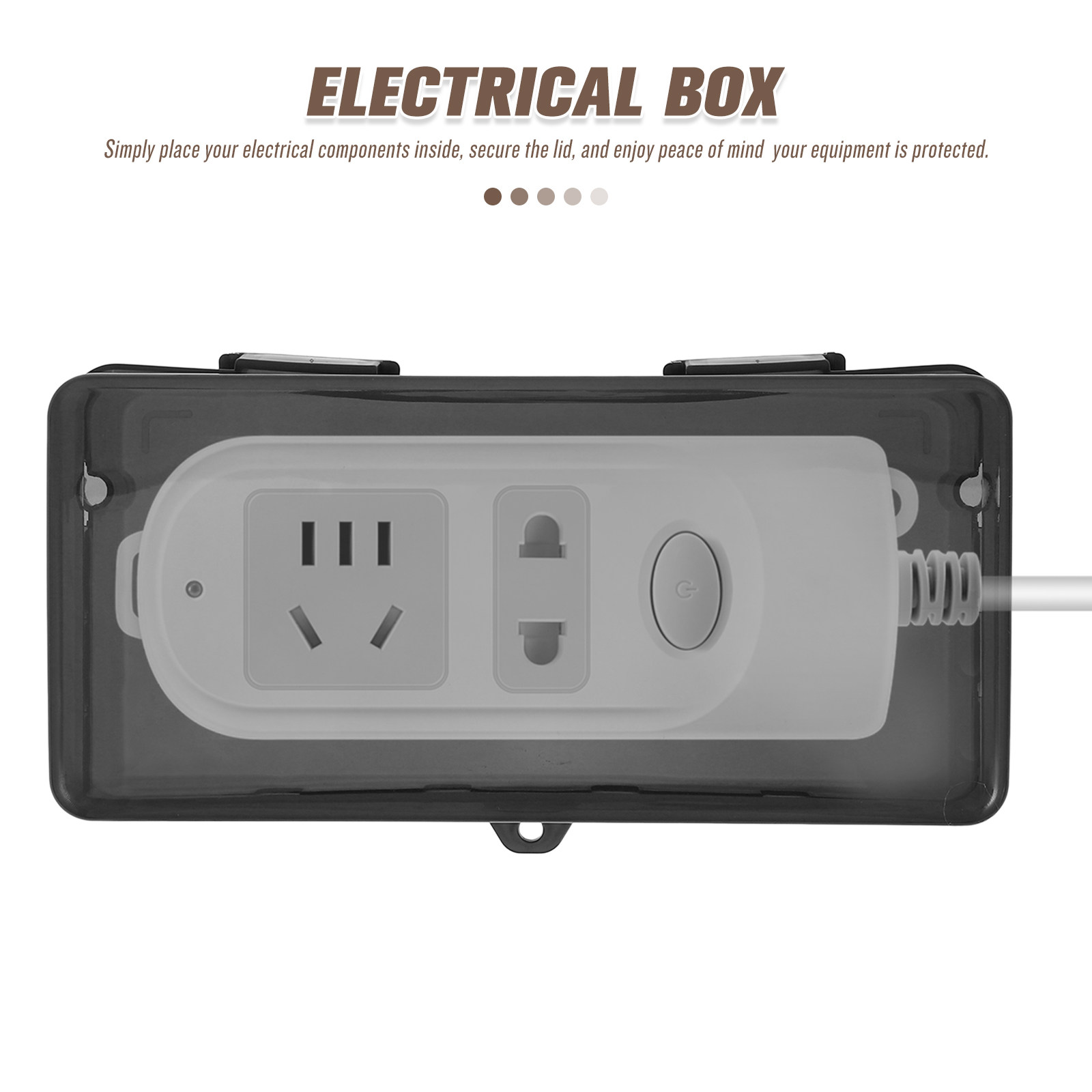 Grand boîtier électrique extér - Outdoor Power Strip With Cover avis et prix