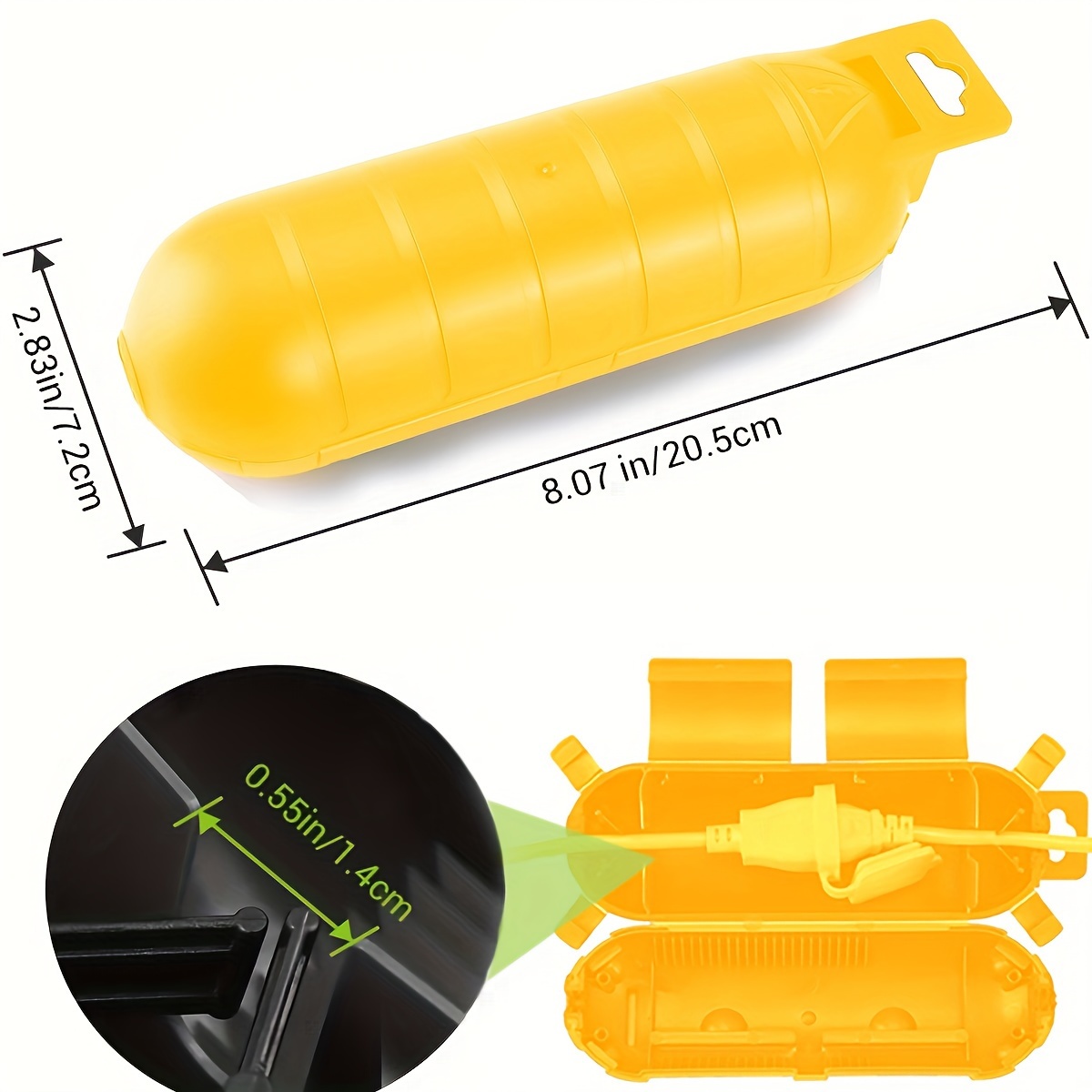Cache-cordon de rallonge jaune - Extension Cord Outdoor avis et prix
