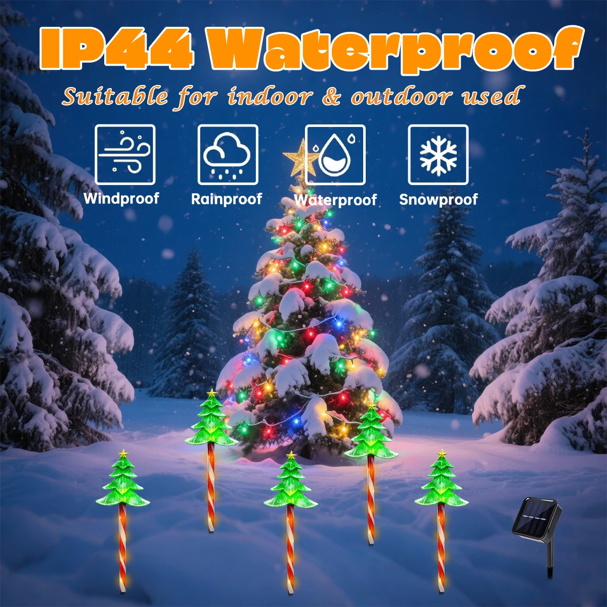 Pop 5 pièces/ensemble LED arbr - Outdoor Power For Xmas Lights avis et prix