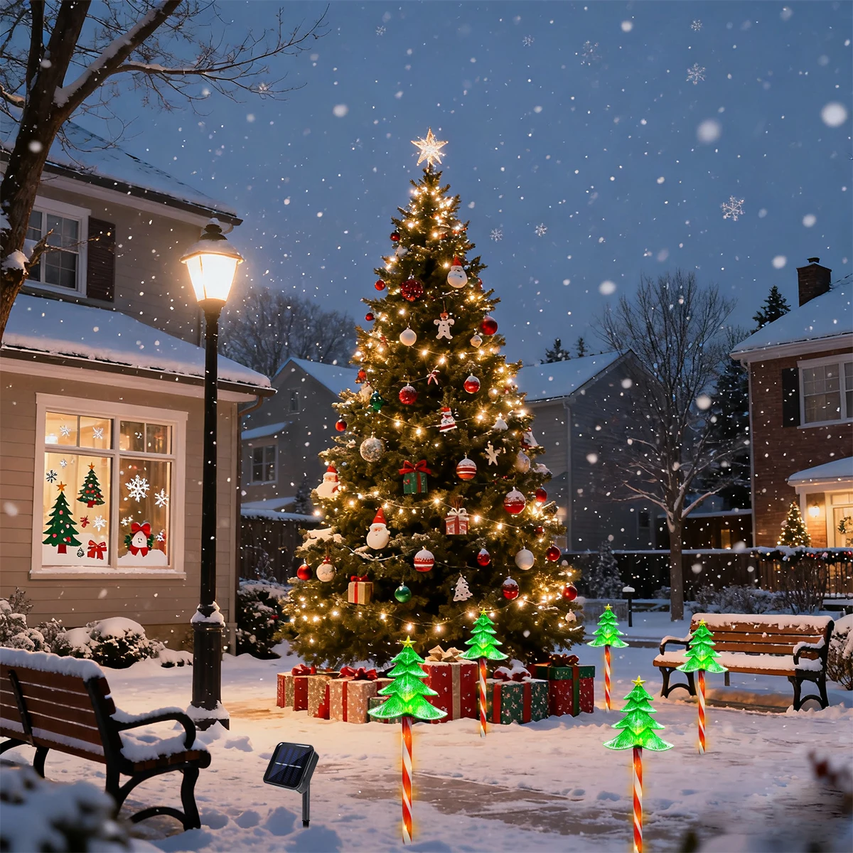 Pop 5 pièces/ensemble LED arbr - Outdoor Power For Xmas Lights avis et prix