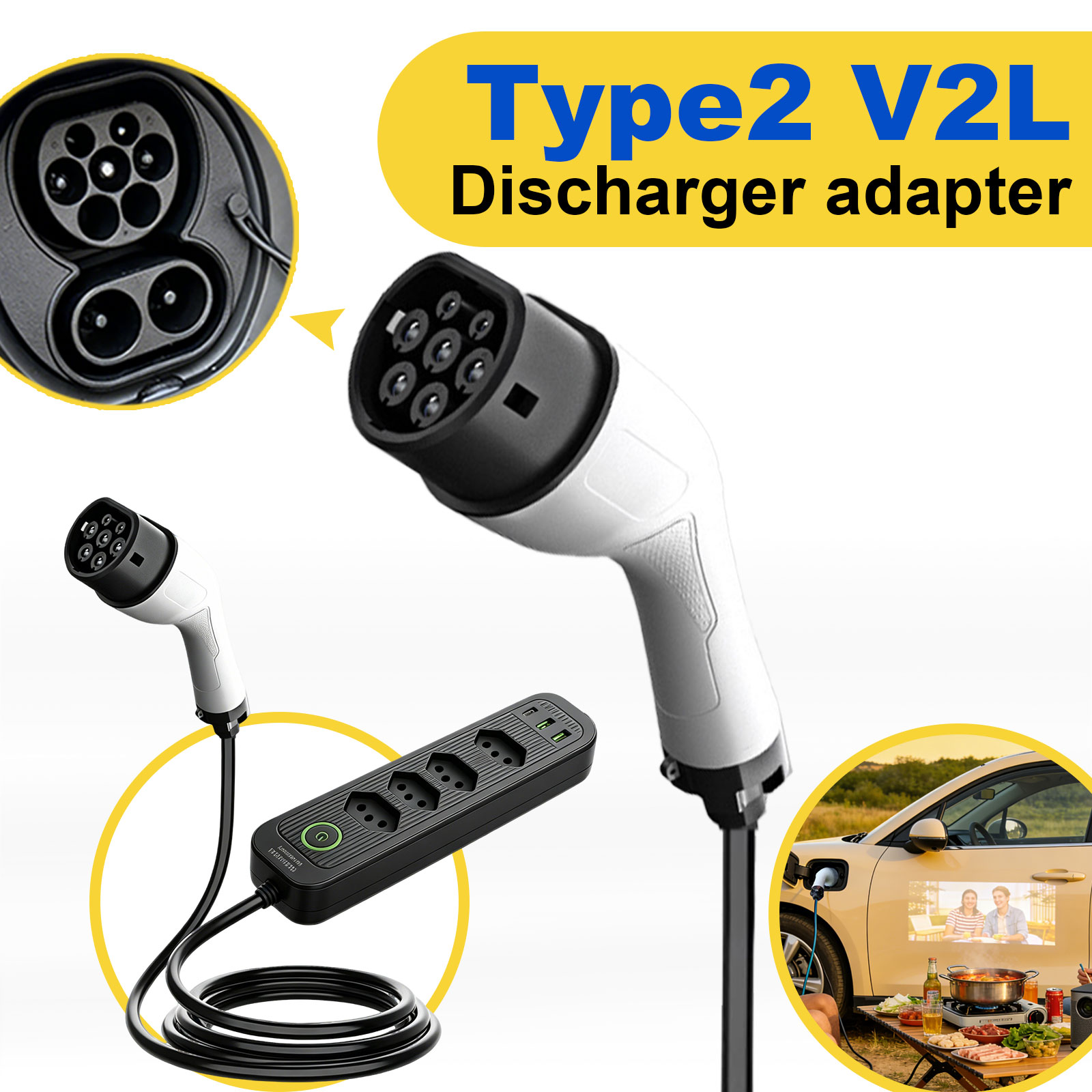 Adaptateur de décharge Type 2  - Outdoor Power Wash avis et prix