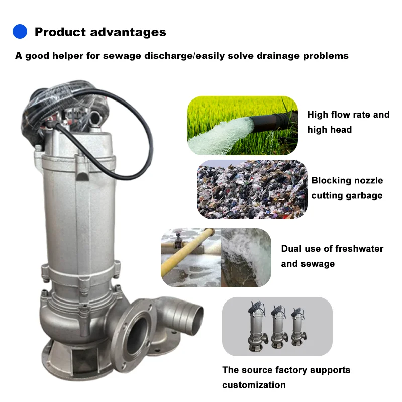 Pompe submersible en acier ino - Water Pump Submersible avis et prix