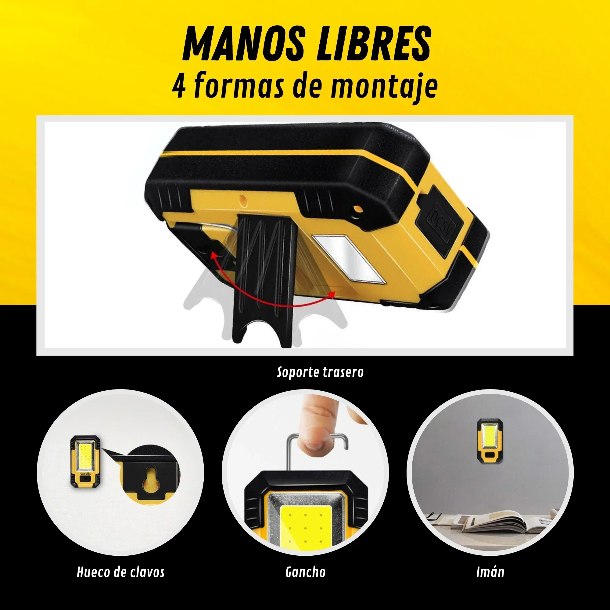 Lampe de travail rechargeable  - Outdoor Power Works avis et prix