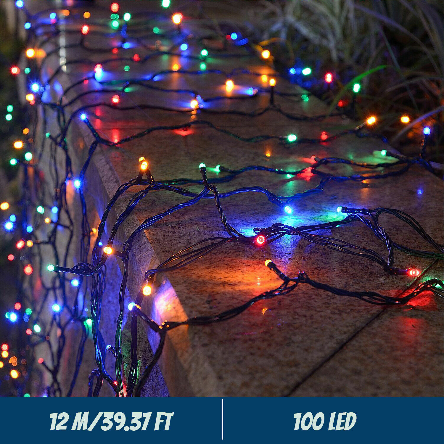 Guirlande solaire LED 300LED,  - Outdoor Power For Xmas Lights avis et prix