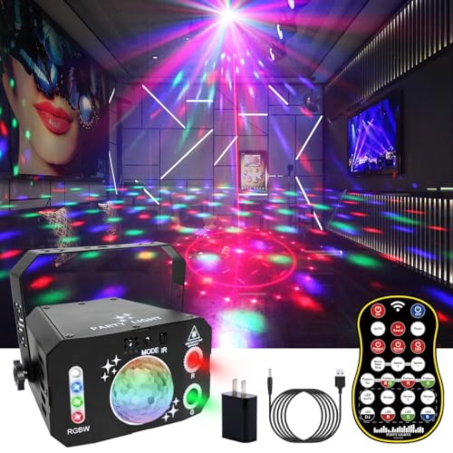 Lumières de boule disco à 7 le - Outdoor Power For Xmas Lights avis et prix