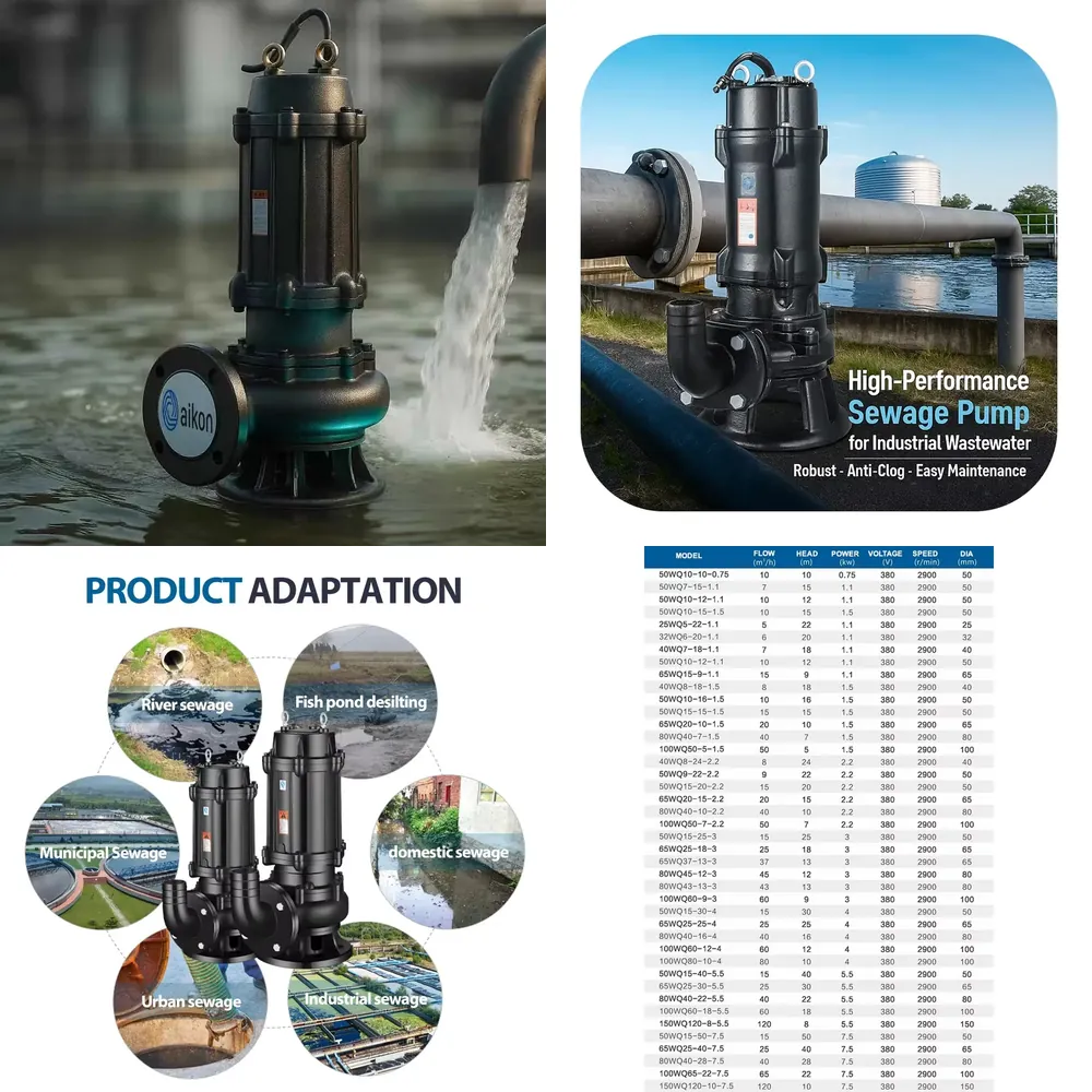 Pompe submersible pour eaux us - Water Pump Submersible avis et prix