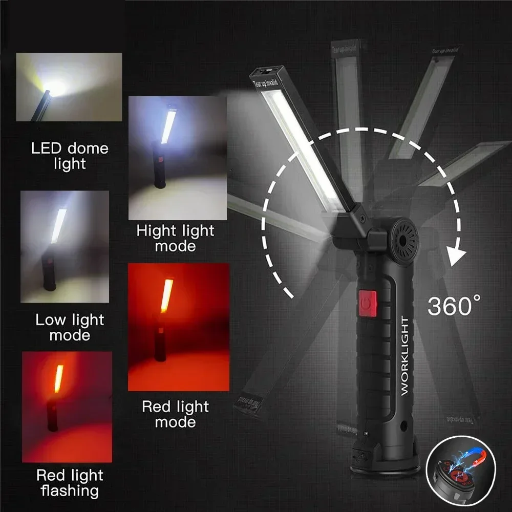 Lampe de poche LED COB, torche - Outdoor Power Usb avis et prix