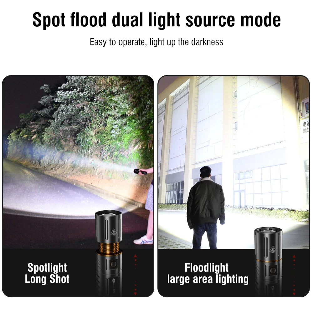 BORUiT Lampe torche LED ultra- - Outdoor Powerbank avis et prix