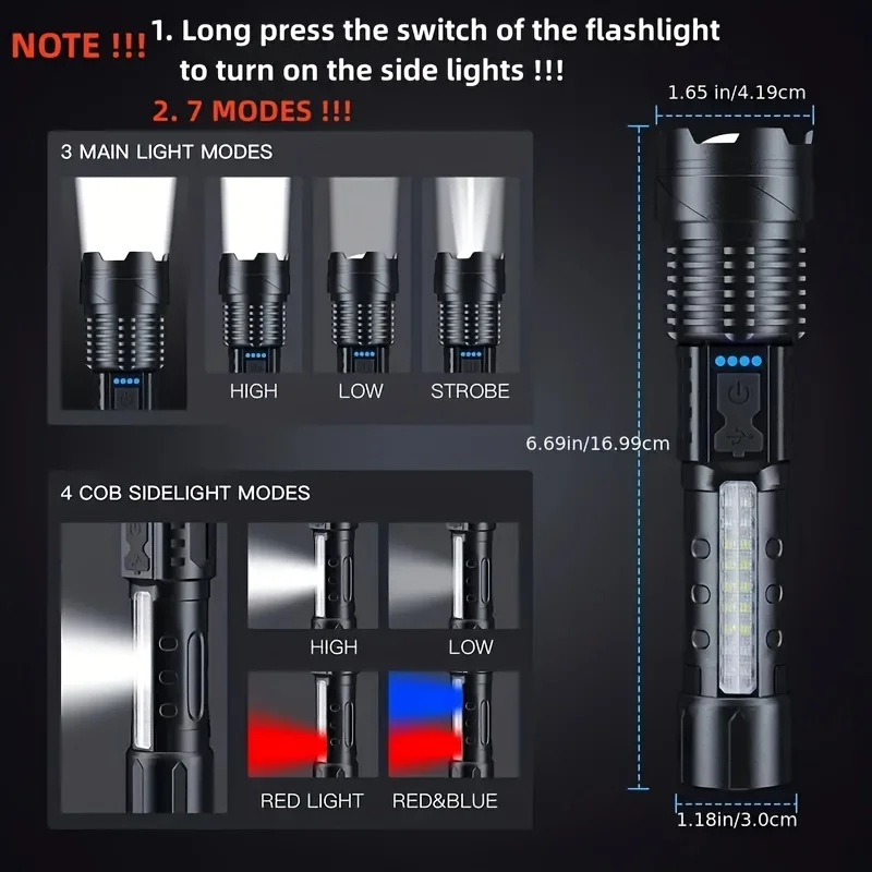 Lampe torche LED puissante ave - Outdoor Power Usb avis et prix